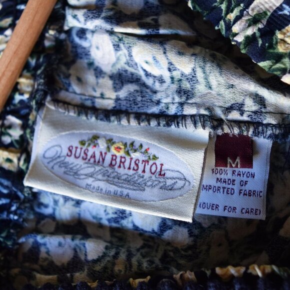 SUSAN BRISTOL Vintage Knit Cardigan and Floral Maxi Skirt Bundle Multicolor Sz M - Picture 6 of 9